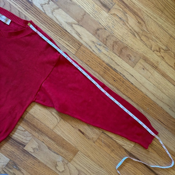 ✨SOLD✨Shaina Mote cropped red sweater size xs - Picture 11 of 11